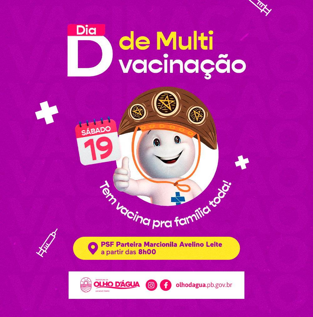 DIA D DE MULTIVACINAÇÃO