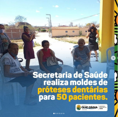 Imagem da notícia 157 - Secretaria de Saúde realiza moldes de prótese dentária para 50 pacientes